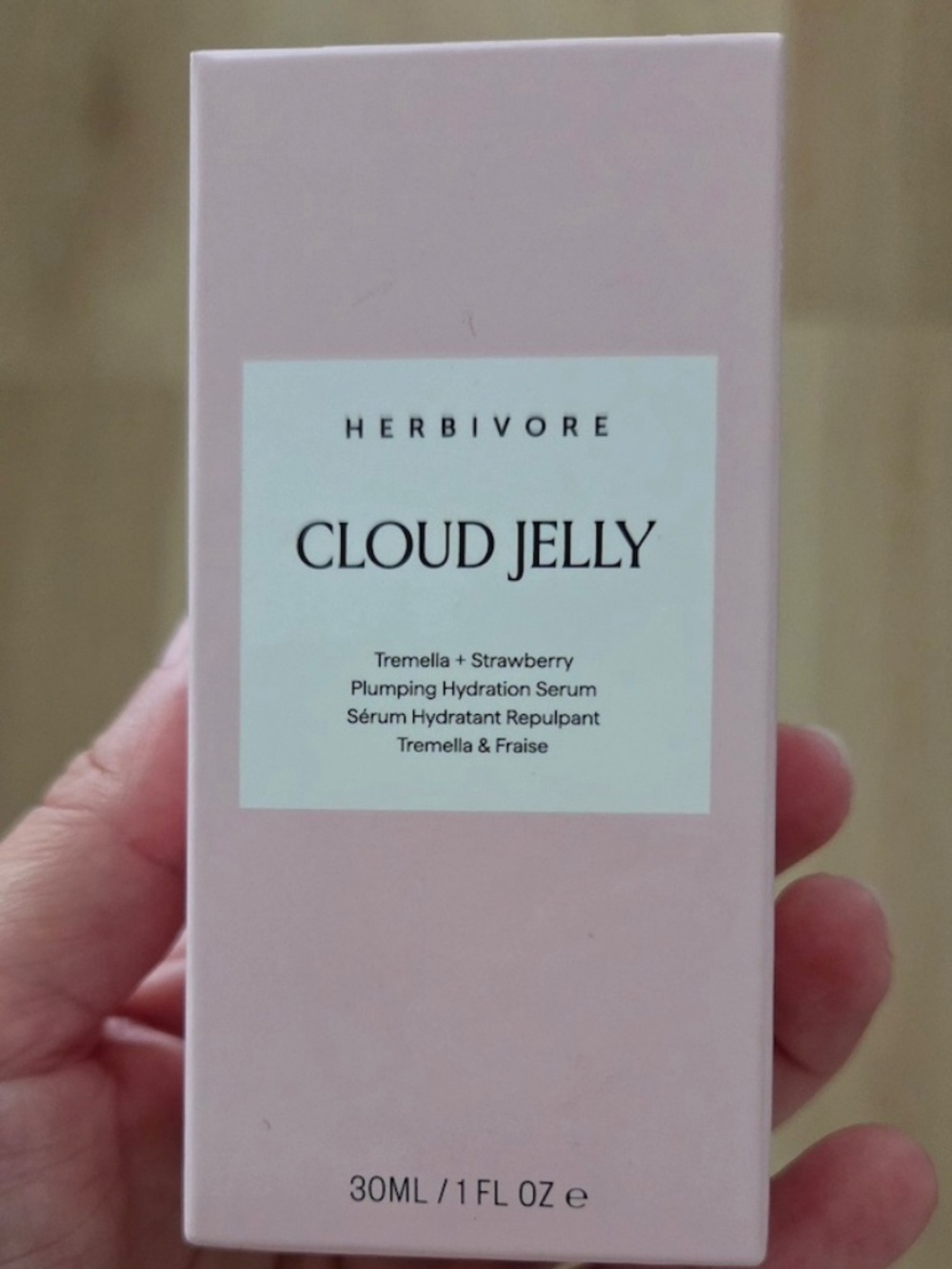 Herbivore CLOUD JELLY Tremella + Strawberry Plumping Hydration Face Serum